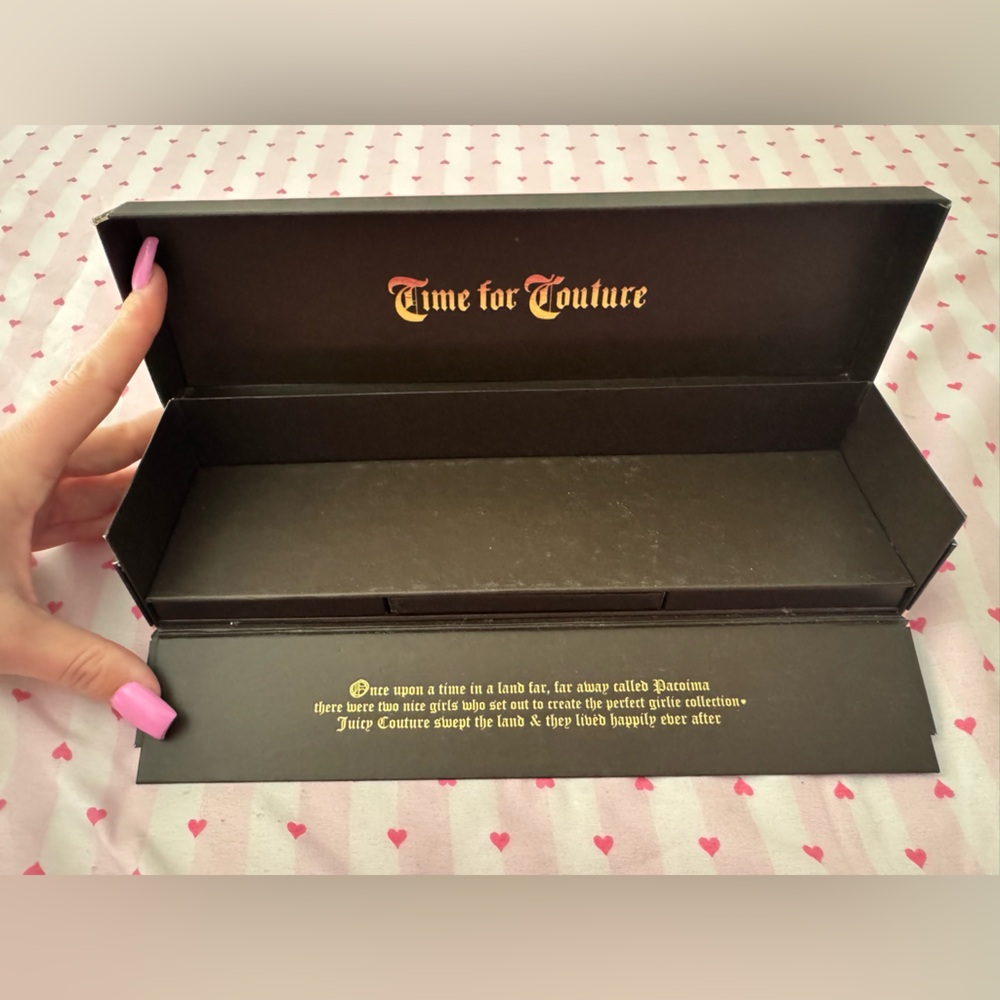 Juicy Couture Watch Box and Manual